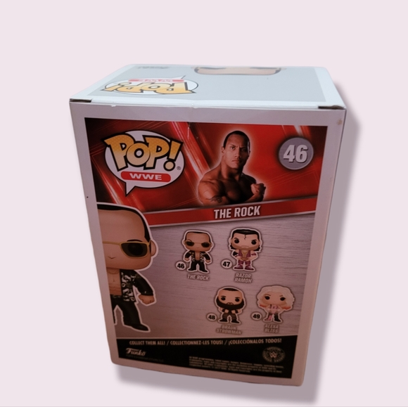 WWE THE ROCK FUNKO POP 46 NEW - Picture 5 of 6